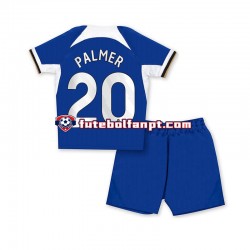 Camisola Principal Chelsea Azul Cole Palmer 20 Época 2023/2024 Manga Curta ,Criança