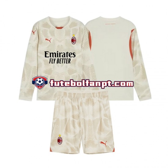 Camisola Alternativa (2ª) Guarda-redes AC Milan Época 2024/2025 Manga Comprida ,Criança