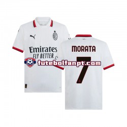 Camisola Alternativo AC Milan Morata 7 Época 2024/2025 Manga Curta ,Homem