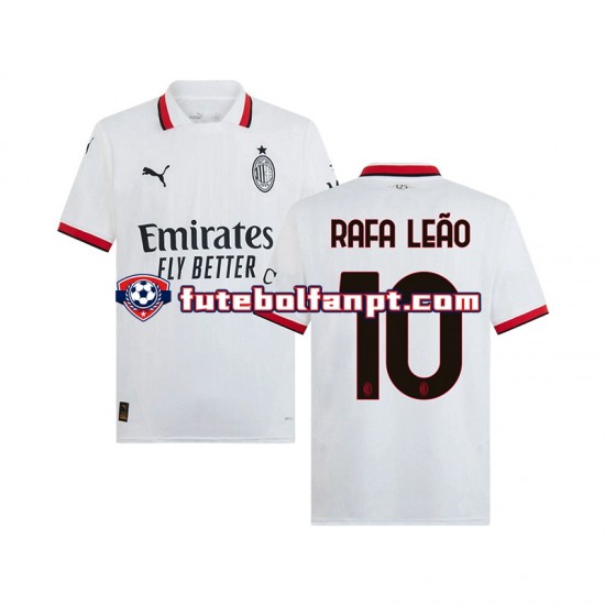 Camisola Alternativo AC Milan RAFA LEAO 10 Época 2024/2025 Manga Curta ,Homem