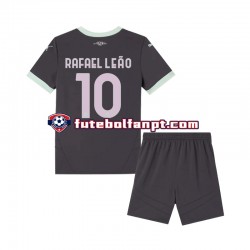 Camisola Alternativa (2ª) AC Milan Rafael Leao 10 Época 2024/2025 Manga Curta ,Criança