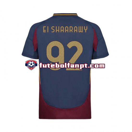 Camisola Alternativa (2ª) AS Roma Stephan El Shaarawy 92 Época 2024/2025 Manga Curta ,Homem