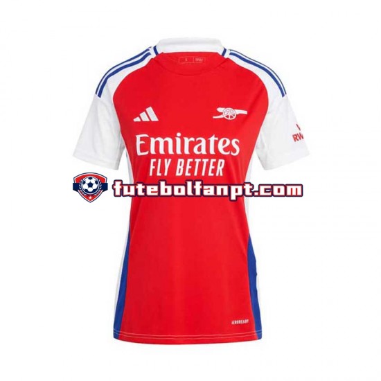 Camisola Principal Arsenal Época 2024/2025 Manga Curta ,Senhora