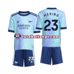 Camisola Alternativa (2ª) Arsenal Merino 23 Época 2024/2025 Manga Curta ,Criança