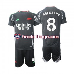 Camisola Alternativo Arsenal Odegaard 8 Época 2024/2025 Manga Curta ,Criança