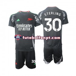 Camisola Alternativo Arsenal Sterling 30 Época 2024/2025 Manga Curta ,Criança