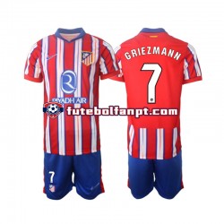 Camisola Principal Atlético Madrid Griezmann 7 Época 2024/2025 Manga Curta ,Criança