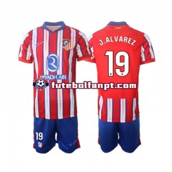 Camisola Principal Atlético Madrid J.Alvarez 19 Época 2024/2025 Manga Curta ,Criança