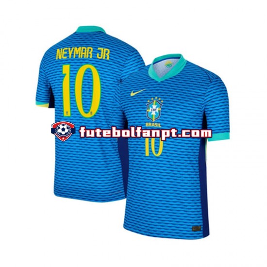 Camisola Alternativo Seleção Brasileira Neymar JR 10 2024 Manga Curta ,Homem