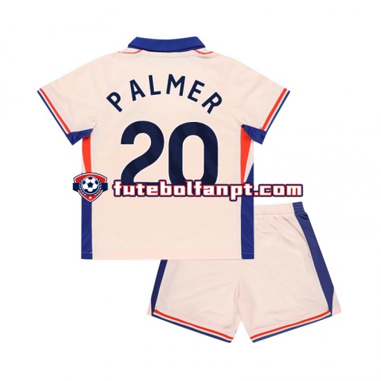 Camisola Alternativo Chelsea Cole Palmer 20 Época 2024/2025 Manga Curta ,Criança