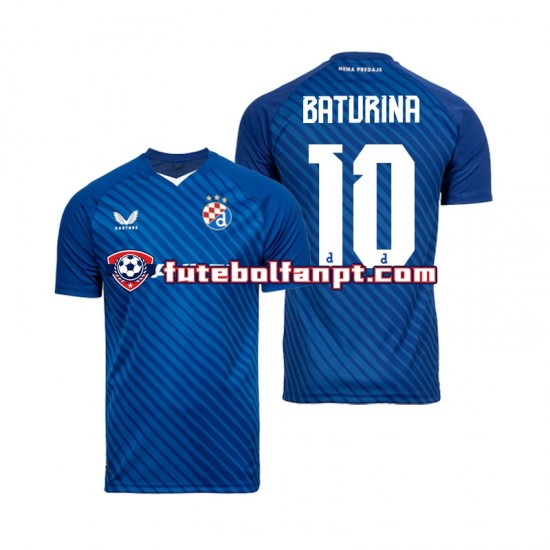 Camisola Principal Dinamo Zagreb Martin Baturina 10 Época 2024/2025 Manga Curta ,Homem