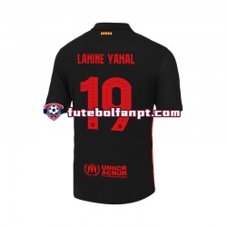 Camisola Alternativo FC Barcelona LAMINE YAMAL 19 UCL Font Época 2024/2025 Manga Curta ,Homem