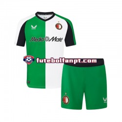 Camisola Alternativa (2ª) Feyenoord Rotterdam Época 2024/2025 Manga Curta ,Criança