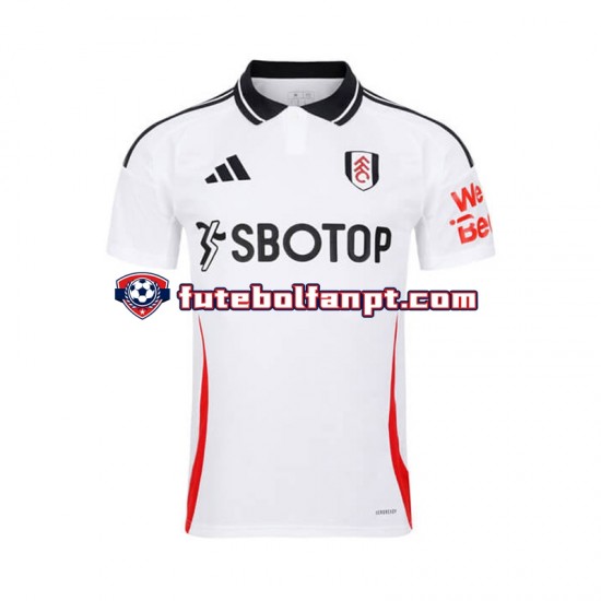 Camisola Principal Fulham Época 2024/2025 Manga Curta ,Homem