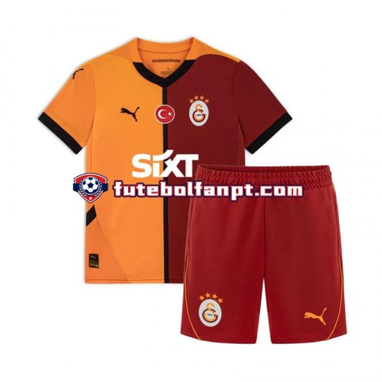 Camisola Principal Galatasaray Época 2024/2025 Manga Curta ,Criança