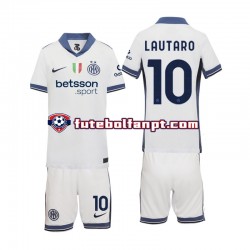 Camisola Alternativo Inter de Milão Lautaro 10 Época 2024/2025 Manga Curta ,Criança