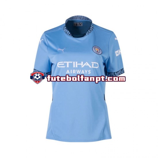 Camisola Principal Manchester City Época 2024/2025 Manga Curta ,Senhora