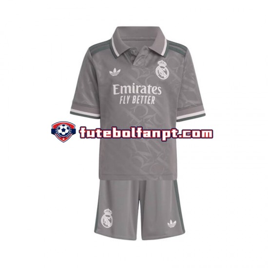 Camisola Alternativa (2ª) Real Madrid Época 2024/2025 Manga Curta ,Criança