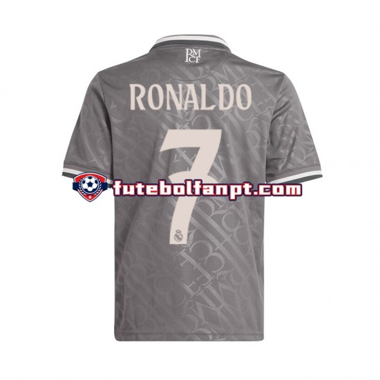 Camisola Alternativa (2ª) Real Madrid Cristiano Ronaldo 7 Época 2024/2025 Manga Curta ,Homem