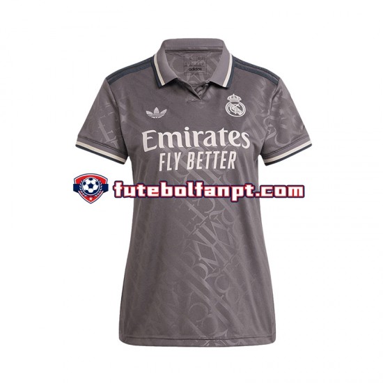 Camisola Alternativa (2ª) Real Madrid Época 2024/2025 Manga Curta ,Senhora