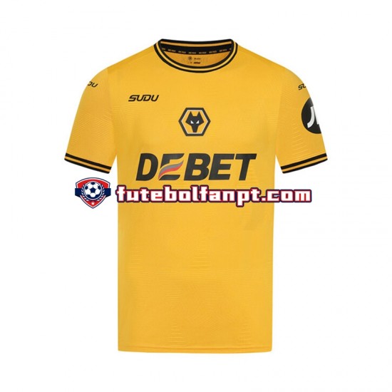 Camisola Principal Wolverhampton Wanderers Época 2024/2025 Manga Curta ,Homem